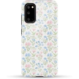 Casely Galaxy S20 Case | Be Mine | Tiny Hearts | Essential Slim Dual-Layer Protective Design(Pastel Garden | Sunday Best)