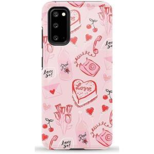 Casely Galaxy S20 Case | Be Mine | Tiny Hearts | Essential Slim Dual-Layer Protective Design(That’s Amore | Valentine’s)