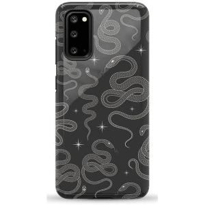 Casely Galaxy S20 Case | Be Mine | Tiny Hearts | Essential Slim Dual-Layer Protective Design(We’re Ready For It | Black Serpent)