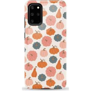Casely Galaxy S20 Plus Case | Current Mood | Cow Print | Essential Slim Dual-Layer Protective Design(Oh My Gourd | Pumpkin Patch)