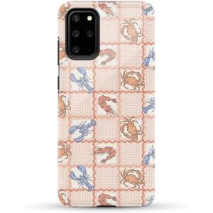 Casely Galaxy S20 Plus Case | Current Mood | Cow Print | Essential Slim Dual-Layer Protective Design(On the Cape | Coastal Summer)