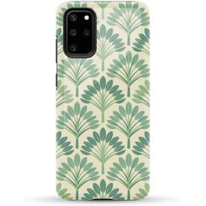 Casely Galaxy S20 Plus Case | Current Mood | Cow Print | Essential Slim Dual-Layer Protective Design(Palm Royale | Palm Beach)