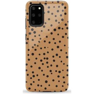 Casely Galaxy S20 Plus Case | Current Mood | Cow Print | Essential Slim Dual-Layer Protective Design(Spot On | Dotted Animal Print)
