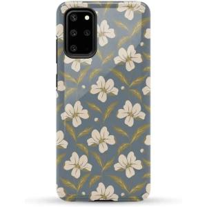 Casely Galaxy S20 Plus Case | Current Mood | Cow Print | Essential Slim Dual-Layer Protective Design(The Boyfriend Collection | Lei’d Back)
