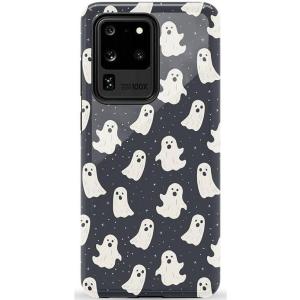 Casely Galaxy S20 Ultra Case | Romance Novel | Moody Floral | Essential Slim Dual-Layer Protective Design(All Boos No Bite | Friendly Ghost)