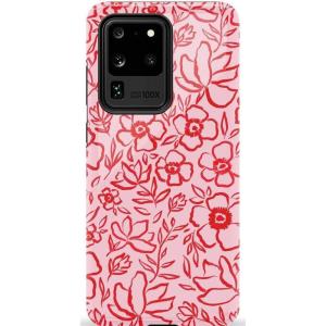 Casely Galaxy S20 Ultra Case | Romance Novel | Moody Floral | Essential Slim Dual-Layer Protective Design(Blush Garden | Floral Doodle)