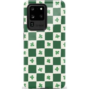 Casely Galaxy S20 Ultra Case | Romance Novel | Moody Floral | Essential Slim Dual-Layer Protective Design(Lucky You | Shamrock)