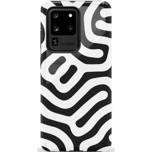 Casely Galaxy S20 Ultra Case | Romance Novel | Moody Floral | Essential Slim Dual-Layer Protective Design(Maze | High Contrast Design)