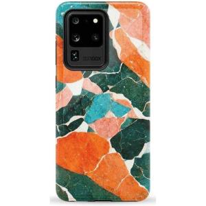 Casely Galaxy S20 Ultra Case | Romance Novel | Moody Floral | Essential Slim Dual-Layer Protective Design(Of Quartz! | Sculpted Marble)