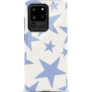 Casely Galaxy S20 Ultra Case | Romance Novel | Moody Floral | Essential Slim Dual-Layer Protective Design(Stars Align | Blue & White Stars)
