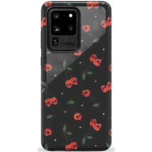Casely Galaxy S20 Ultra Case | Romance Novel | Moody Floral | Essential Slim Dual-Layer Protective Design(Sweet Revenge | Cherry Skulls)