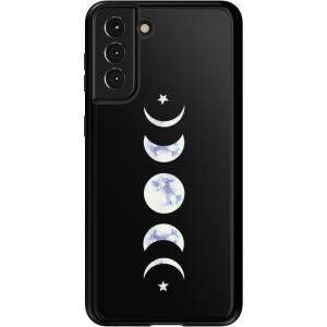 Casely Galaxy S21 Case | Current Mood | Cow Print(It’s Just a Phase | Marble Moon)