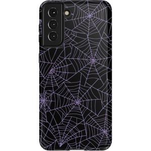 Casely Galaxy S21 Case | Current Mood | Cow Print(Midnight Web | Spider Web)
