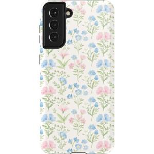 Casely Galaxy S21 Case | Current Mood | Cow Print(Pastel Garden | Sunday Best)