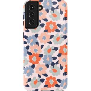 Casely Galaxy S21 Plus Case | Flower Patch | Multi-Color Floral | Essential Slim Dual-Layer Protective Design(Field of Flowers | Pastel Floral)