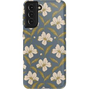 Casely Galaxy S21 Plus Case | Flower Patch | Multi-Color Floral | Essential Slim Dual-Layer Protective Design(The Boyfriend Collection | Lei’d Back)