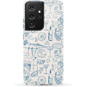 Casely Galaxy S21 Ultra Case | Amalfi Aperitivo | Dolce Vita | Essential Slim Dual-Layer Protective Design(Amalfi Aperitivo | Dolce Vita)