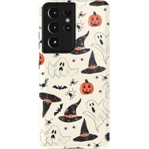 Casely Galaxy S21 Ultra Case | Amalfi Aperitivo | Dolce Vita | Essential Slim Dual-Layer Protective Design(Feeling Witchy | Haunted Halloween)