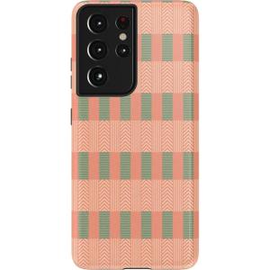 Casely Galaxy S21 Ultra Case | Amalfi Aperitivo | Dolce Vita | Essential Slim Dual-Layer Protective Design(Grand Cabana | Palm Beach)