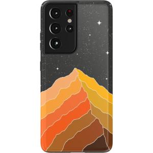 Casely Galaxy S21 Ultra Case | Amalfi Aperitivo | Dolce Vita | Essential Slim Dual-Layer Protective Design(Night Skies | Mountain Starlight)