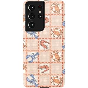 Casely Galaxy S21 Ultra Case | Amalfi Aperitivo | Dolce Vita | Essential Slim Dual-Layer Protective Design(On the Cape | Coastal Summer)