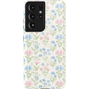 Casely Galaxy S21 Ultra Case | Amalfi Aperitivo | Dolce Vita | Essential Slim Dual-Layer Protective Design(Pastel Garden | Sunday Best)