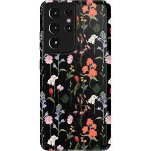 Casely Galaxy S21 Ultra Case | Amalfi Aperitivo | Dolce Vita | Essential Slim Dual-Layer Protective Design(Secret Garden | Mixed Floral)