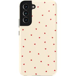 Casely Galaxy S22 Case | Lucky You | Shamrock | Essential Slim Dual-Layer Protective Case Design(Be Mine | Tiny Hearts)