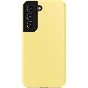 Casely Galaxy S22 Case | Lucky You | Shamrock | Essential Slim Dual-Layer Protective Case Design(Butter Me Up | Butter Yellow)