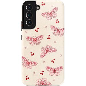Casely Galaxy S22 Case | Lucky You | Shamrock | Essential Slim Dual-Layer Protective Case Design(Heart Flutters | Butterfly)