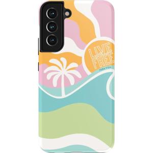 Casely Galaxy S22 Case | Lucky You | Shamrock | Essential Slim Dual-Layer Protective Case Design(Pura Vida | Tropical Dreams)