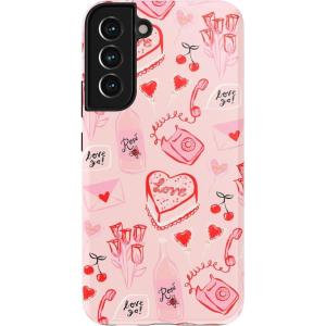Casely Galaxy S22 Case | Lucky You | Shamrock | Essential Slim Dual-Layer Protective Case Design(That’s Amore | Valentine’s)