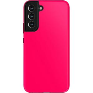 Casely Galaxy S22 Case | Lucky You | Shamrock | Essential Slim Dual-Layer Protective Case Design(Think Pink | Solid Neon Pink)