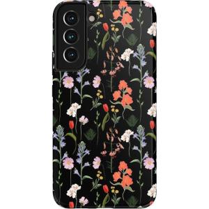 Casely Galaxy S22 Case | Polka Dots | High Contrast Design | Essential Slim Dual-Layer Protective Design(Secret Garden | Mixed Floral)