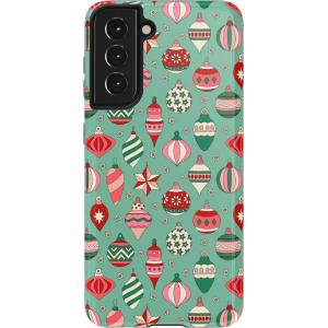 Casely Galaxy S22 Plus Case | Dashing Doxies | Dachshund Dog Case(All Decked Out | Festive Ornaments)
