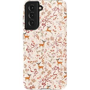 Casely Galaxy S22 Plus Case | Dashing Doxies | Dachshund Dog Case(Dashing Through the Snow | Enchanted Forest)