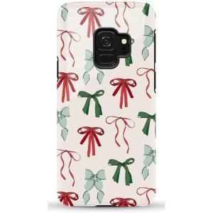 Casely Galaxy S22 Plus Case | Dashing Doxies | Dachshund Dog Case(Festive Girlie | Holiday Bows)