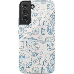 Casely Galaxy S22 Plus Case | Fit Check | Neutral Checkerboard Essential(Amalfi Aperitivo | Dolce Vita)