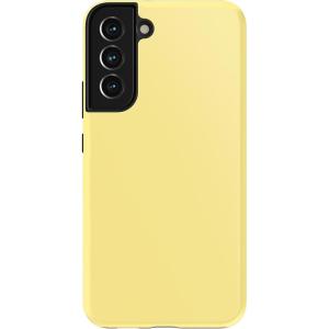 Casely Galaxy S22 Plus Case | Fit Check | Neutral Checkerboard Essential(Butter Me Up | Butter Yellow)