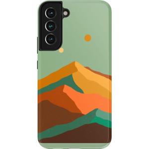 Casely Galaxy S22 Plus Case | Fit Check | Neutral Checkerboard Essential(Endless Peaks | Colorblock Mountain)