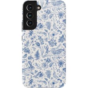 Casely Galaxy S22 Plus Case | Fit Check | Neutral Checkerboard Essential(Hop & Bloom | Bunny Toile)