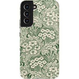 Casely Galaxy S22 Plus Case | Fit Check | Neutral Checkerboard Essential(Mystic Meadow | Green Gardens)