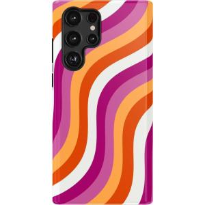 Casely Galaxy S22 Ultra Case | Stars Align | Blue & White Stars | Essential Slim Dual-Layer Protective Design(All for Love | Pride)