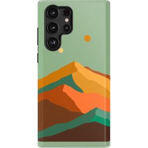 Casely Galaxy S22 Ultra Case | Stars Align | Blue & White Stars | Essential Slim Dual-Layer Protective Design(Endless Peaks | Colorblock Mountain)