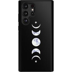 Casely Galaxy S22 Ultra Case | Stars Align | Blue & White Stars | Essential Slim Dual-Layer Protective Design(It’s Just a Phase | Marble Moon)