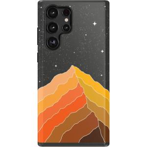 Casely Galaxy S22 Ultra Case | Stars Align | Blue & White Stars | Essential Slim Dual-Layer Protective Design(Night Skies | Mountain Starlight)