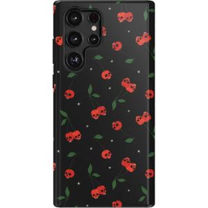 Casely Galaxy S22 Ultra Case | Stars Align | Blue & White Stars | Essential Slim Dual-Layer Protective Design(Sweet Revenge | Cherry Skulls)