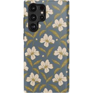 Casely Galaxy S22 Ultra Case | Stars Align | Blue & White Stars | Essential Slim Dual-Layer Protective Design(The Boyfriend Collection | Lei’d Back)