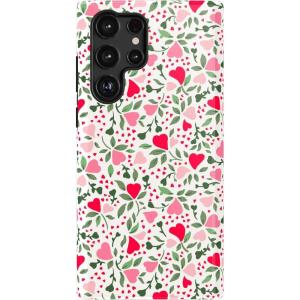 Casely Galaxy S22 Ultra Case | Stars Align | Blue & White Stars | Essential Slim Dual-Layer Protective Design(Vines of Love | Floral Heart)