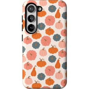 Casely Galaxy S23 Case | Poppy Meadows | Pastel Floral | Essential Slim Dual-Layer Protective Design(Oh My Gourd | Pumpkin Patch)